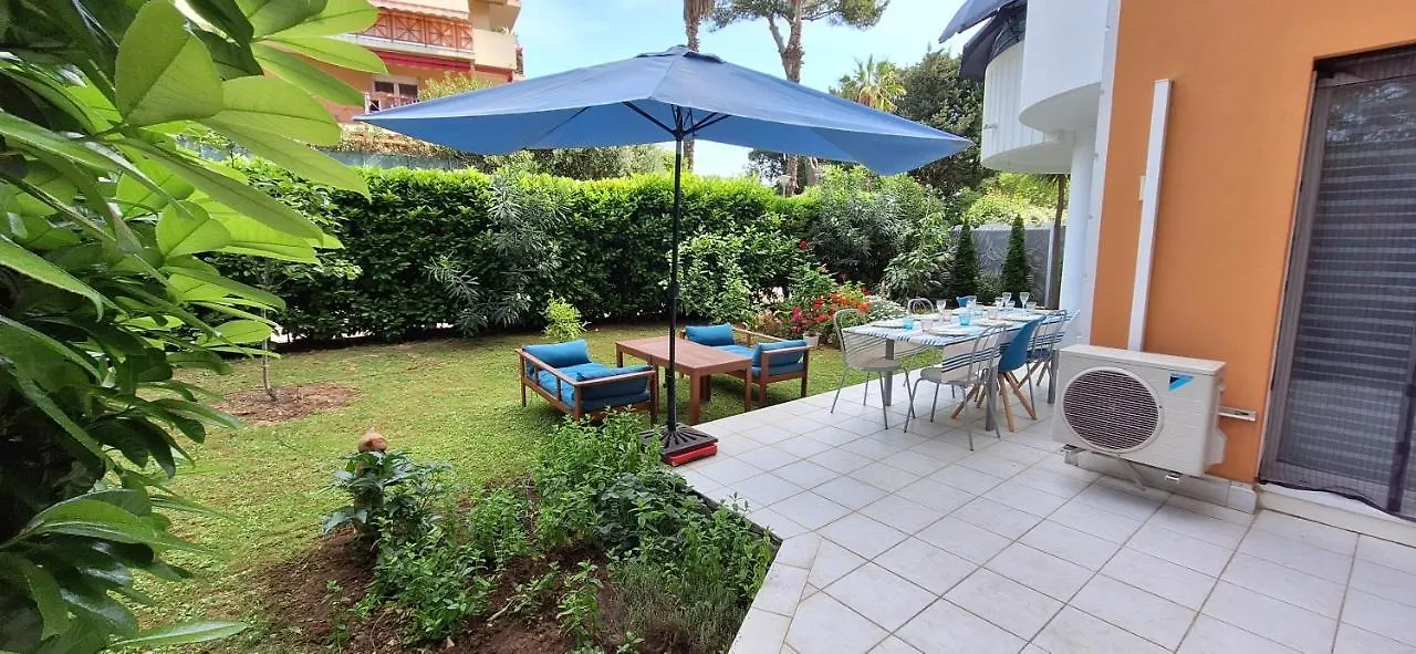 Charmant Appartement Residentiel Avec Terrasse, Jardin Privatif Et Piscine A Cannes Daire